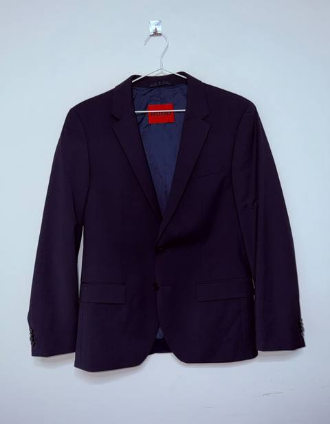 Americana HUGO Boss azul marino M/L Muy Buen Estado Clasica