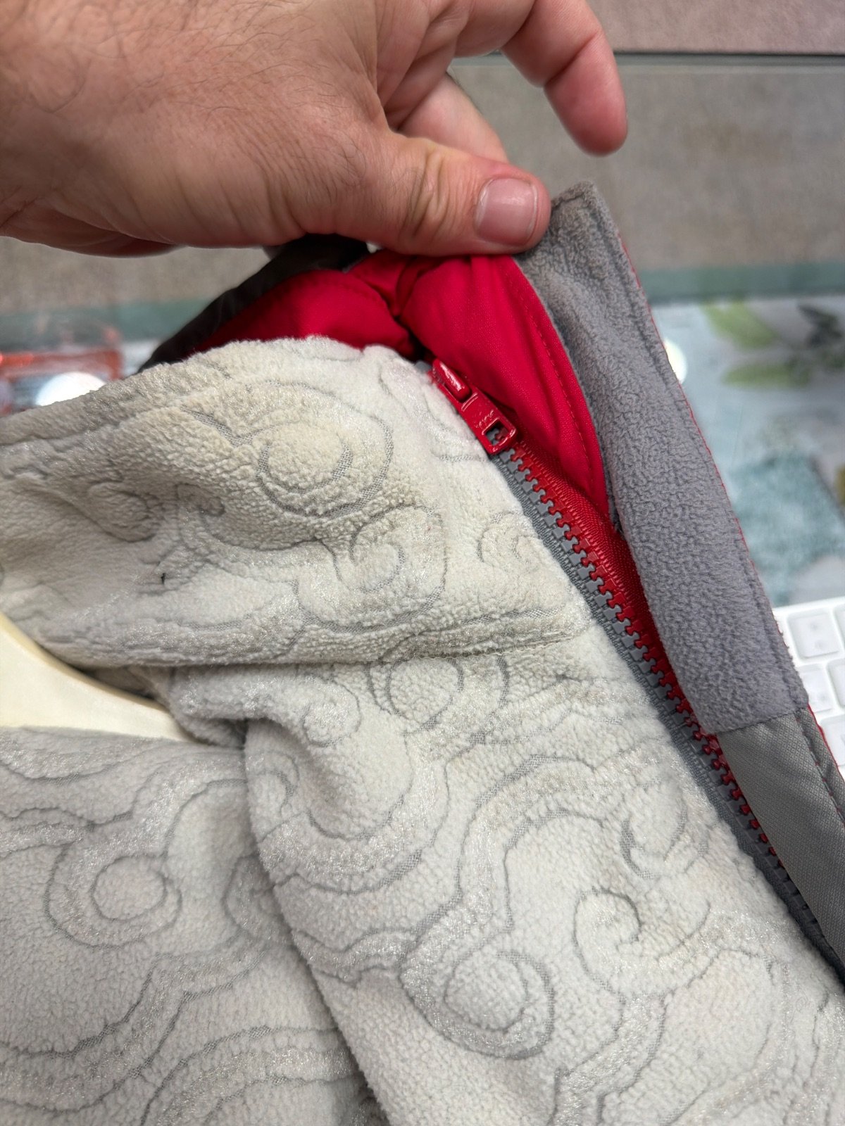 Chaqueta Columbia de mujer talla s roja con forro — foto 5