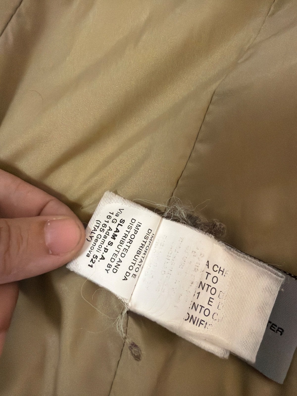 Slam Abrigo Plumas Mujer Talla XS Marrón Capucha Vintage — foto 7