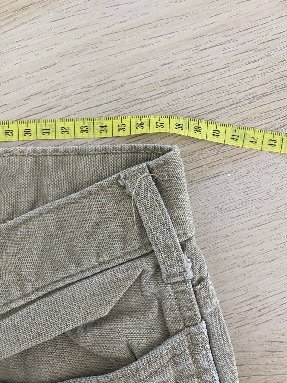 Carhartt Pantalón Carpintero Caqui Workwear Vintage Streetwear — foto 3