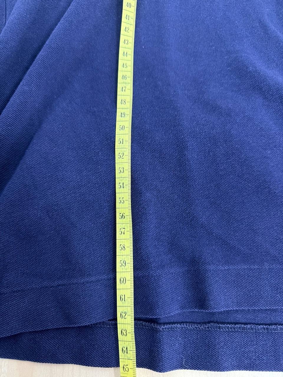 Lacoste polo manga larga vintage azul marino piqué — foto 4
