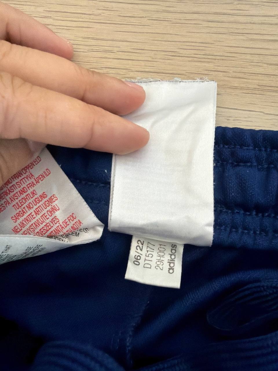 Adidas pantalón chándal Tiro AEROREADY 13-14A/164 Azul — foto 4