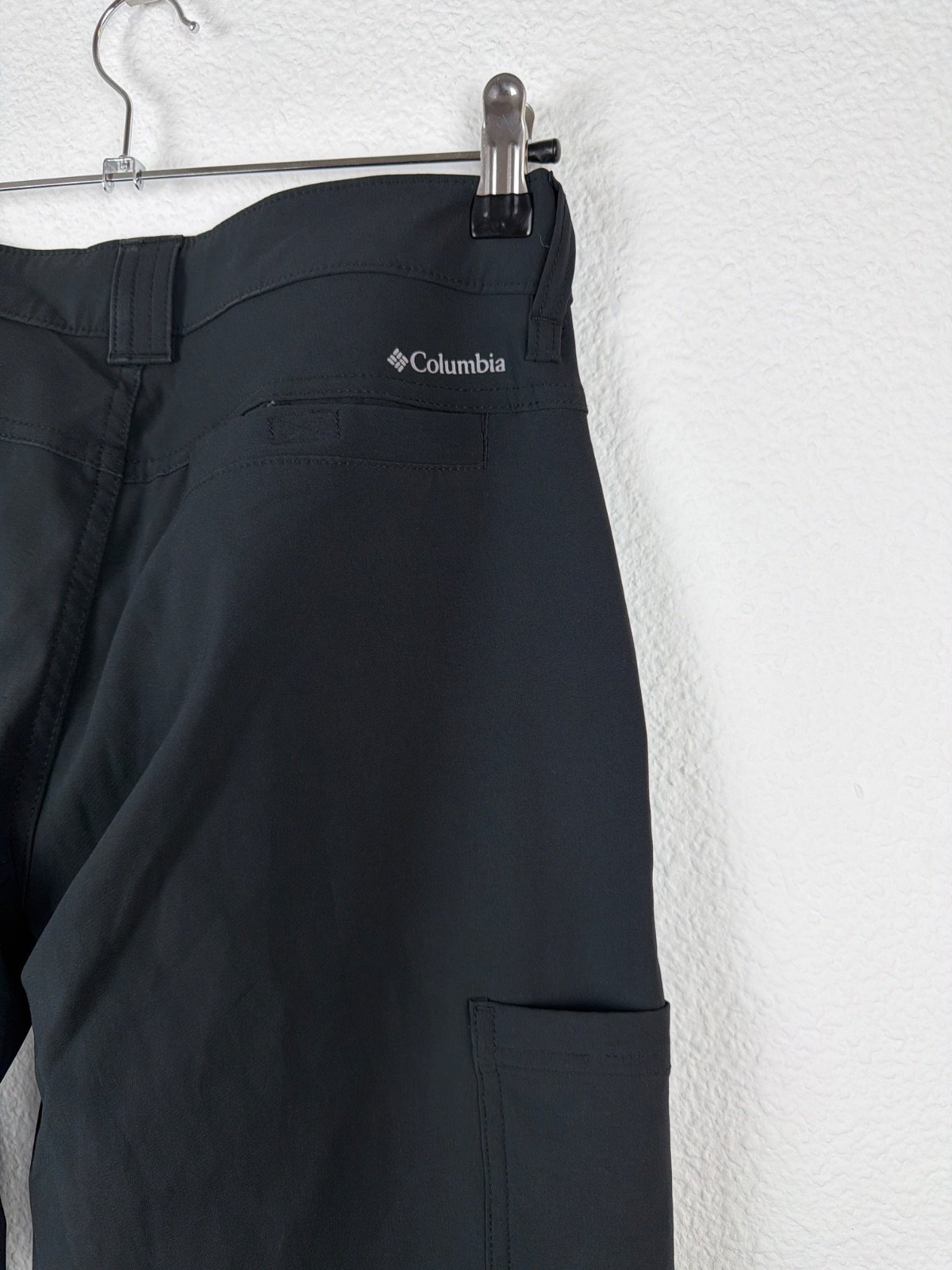 Columbia Pantalón Trekking Negro Omni-Shield Montaña Senderismo — foto 3