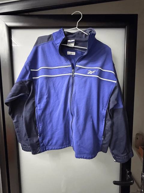 Reebok chaqueta chándal vintage Talla S azul Y2K