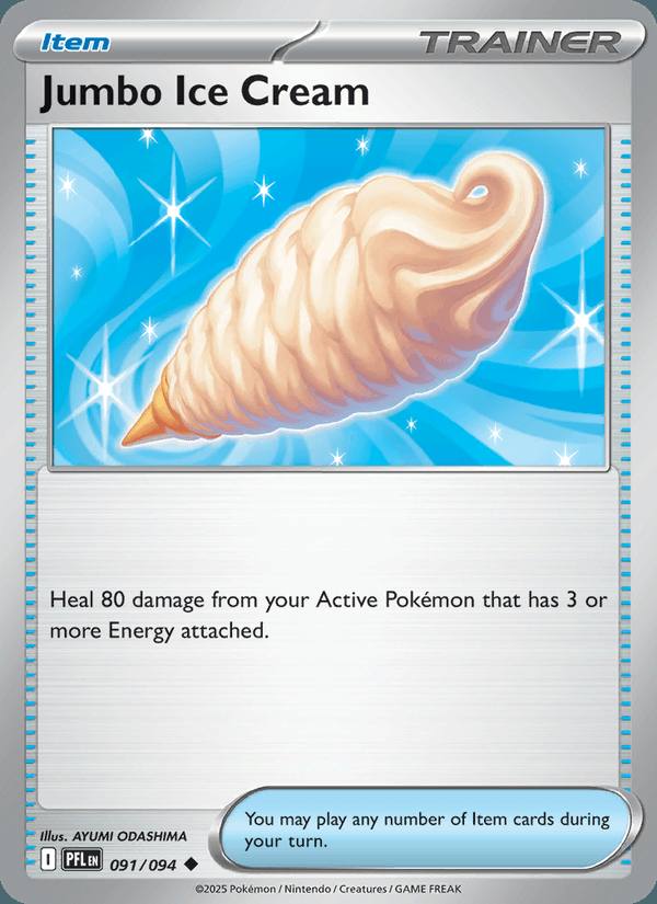 Jumbo Ice Cream 091/094 Phantasmal Flames Inglés Normal
