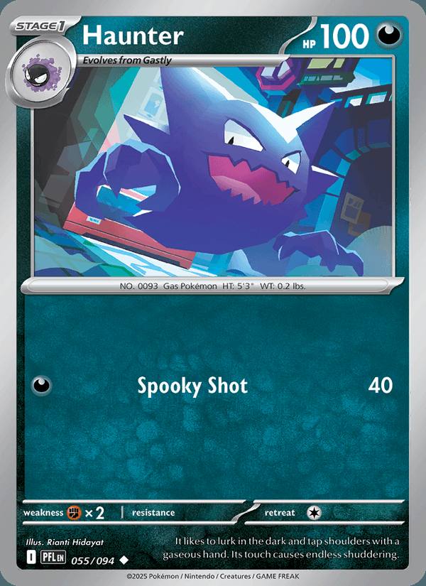 Haunter 055/094 Phantasmal Flames Inglés Normal