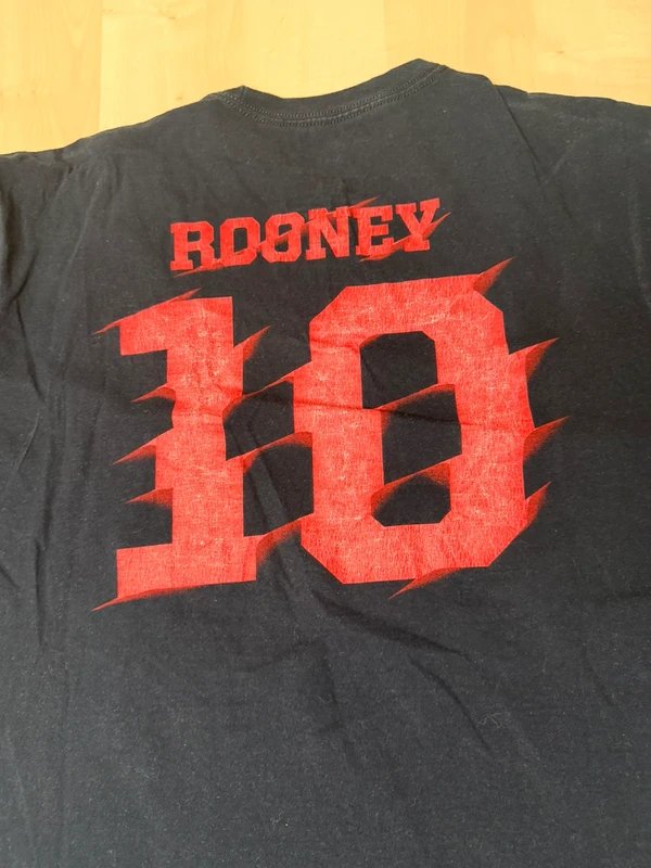 Camiseta Nike Manchester United Wayne Rooney 10 Vintage Talla XL — foto 5