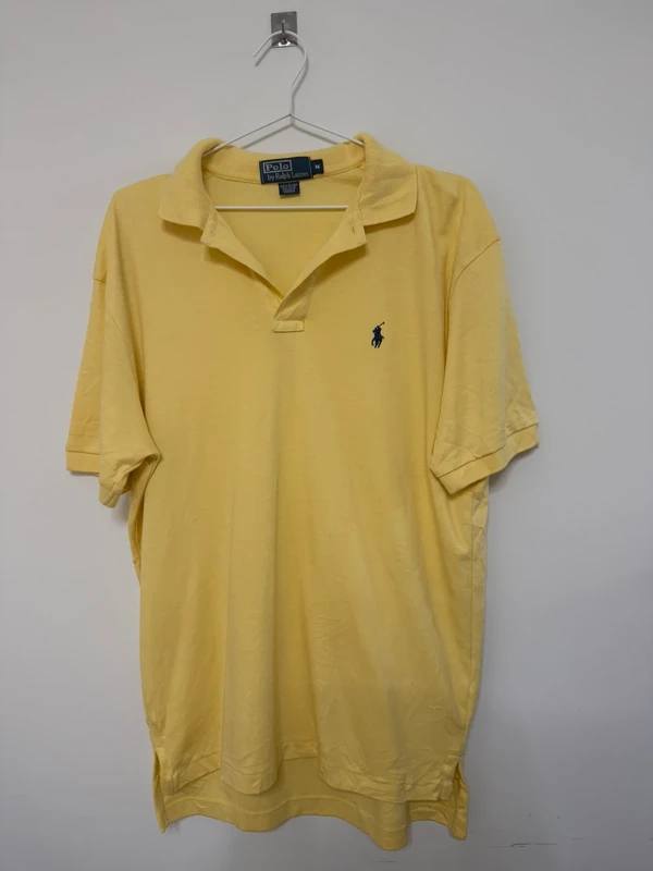 Polo Polo Ralph Lauren Amarillo Vintage - Talla M