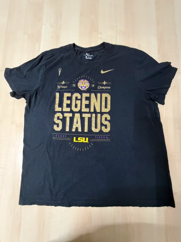 Nike LSU Tigers Camiseta XXL Negra Legend Status Vintage — foto 2