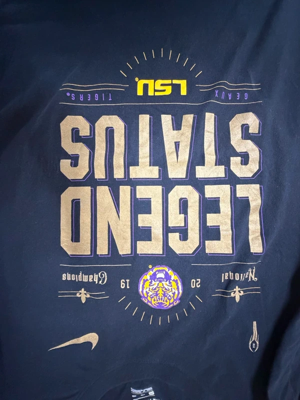 Nike LSU Tigers Camiseta XXL Negra Legend Status Vintage — foto 5