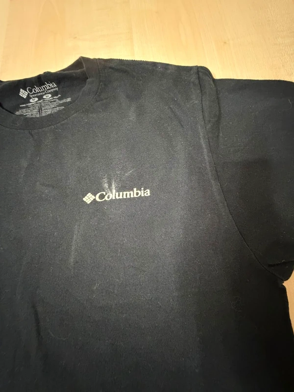 Columbia Camiseta Talla M Negra Oso Montaña Vintage Outdoor — foto 5