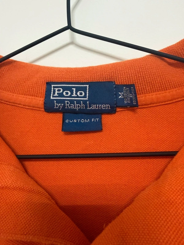 Polo Ralph Lauren naranja Talla M Custom Fit Piqué Vintage — foto 3